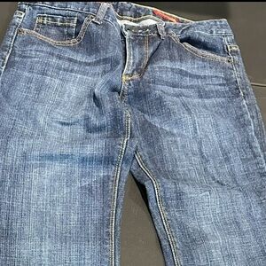 Express Dark Blue Flare Jeans